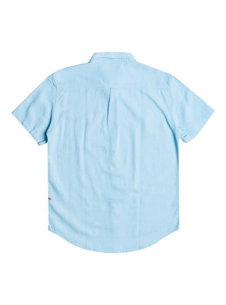 фото Мужская рубашка с коротким рукавом quiksilver time box airy blue