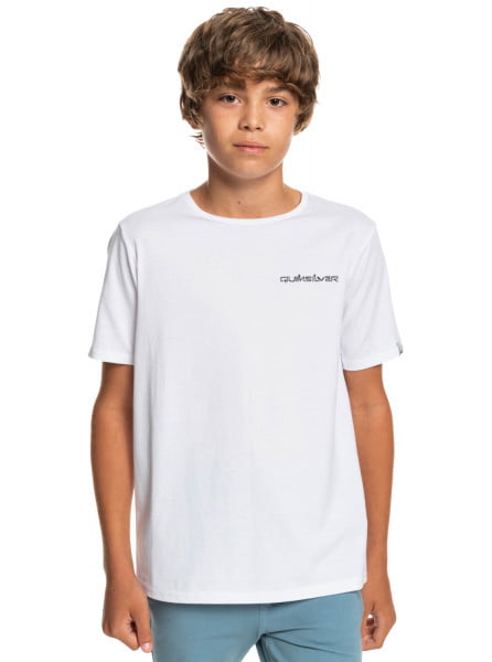 Детская футболка Ride On 8-16 QUIKSILVER EQBZT04429, размер L/14, цвет белый - фото 1