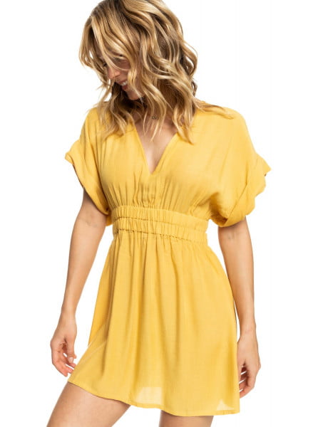 Платье Funny Memories Roxy ERJX603293, размер L, цвет ochre