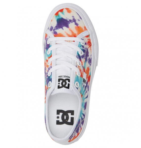 фото Детские кеды кроссовки dc manual primary tie dye dc shoes