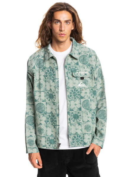 фото Мужская куртка quiksilver surf memory green milieu