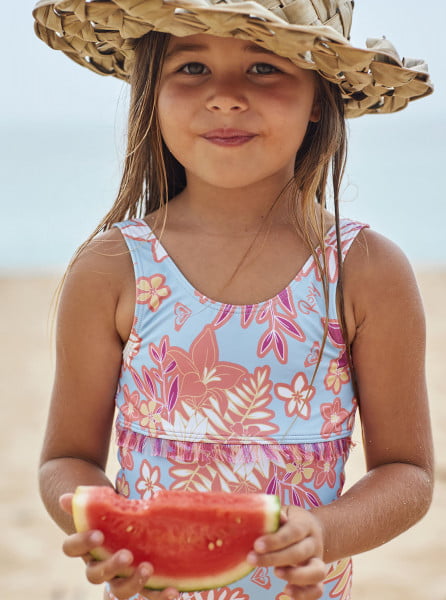 Детский купальник Funny Childhood 2-7 Roxy ERLX103083, размер 3, цвет cool blue all aloha - фото 1
