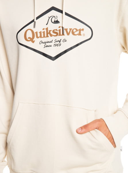 фото Худи quiksilver stir it up antique white