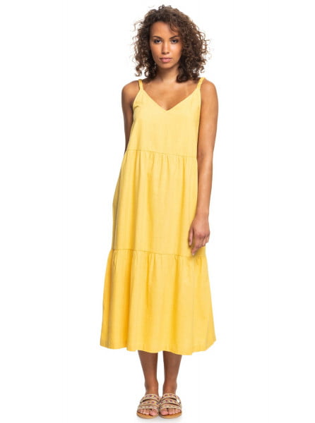 Женское платье Waiting Line Roxy ERJWD03610, размер L, цвет ochre