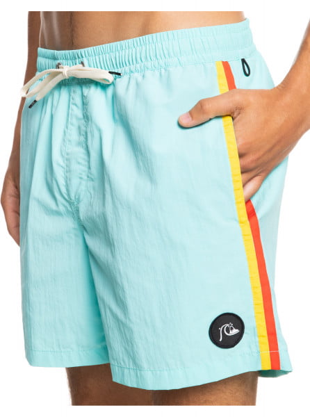 фото Плавательные шорты quiksilver ocean beach please 16" angel blue