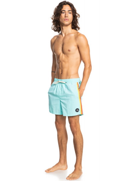 фото Плавательные шорты quiksilver ocean beach please 16" angel blue