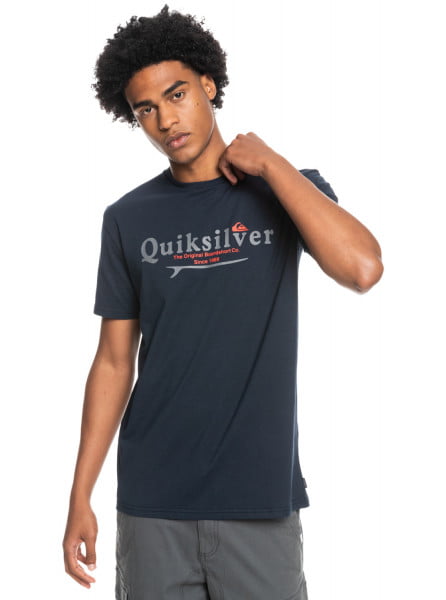 Мужская футболка Silver Lining QUIKSILVER EQYZT06711, размер L, цвет navy blazer - фото 1