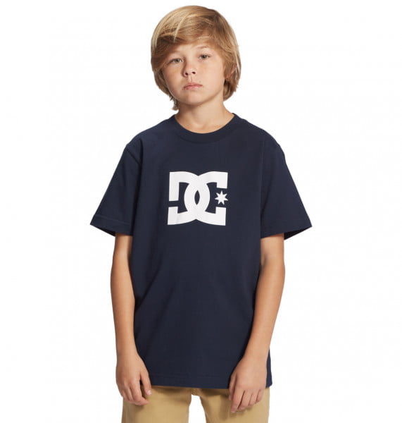 Детская футболка DC Star 8-16 DC Shoes ADBZT03175, размер 10/S, цвет navy blazer - фото 1