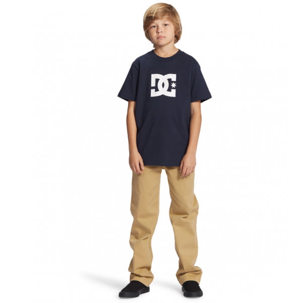 Детская футболка DC Star 8-16 DC Shoes ADBZT03175, размер 10/S, цвет navy blazer - фото 2