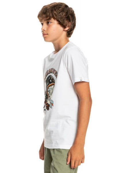 Детская футболка Skull Trooper 8-16 QUIKSILVER EQBZT04419, размер L/14, цвет белый - фото 2