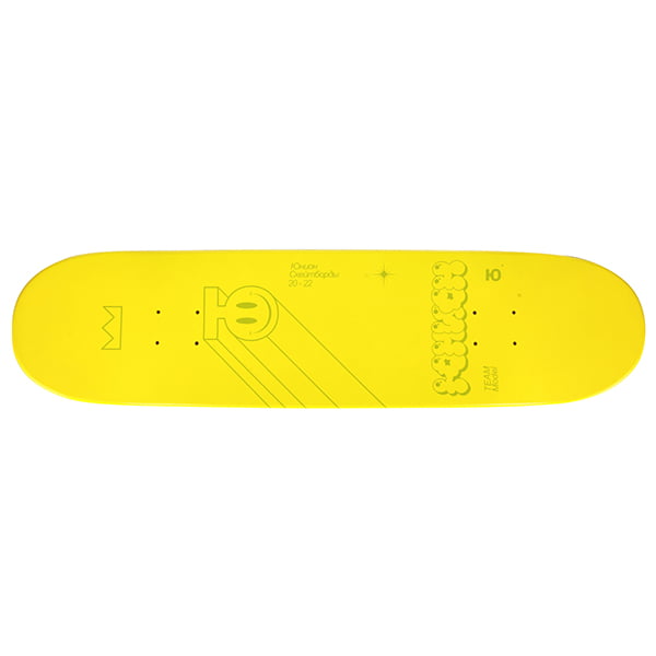 фото Дека для скейтборда для скейтборда юнион neon team yellow 8.125x31.875 medium concave