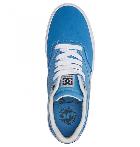 фото Мужские скейтовые кожаные кеды dc shoes kalis vulc