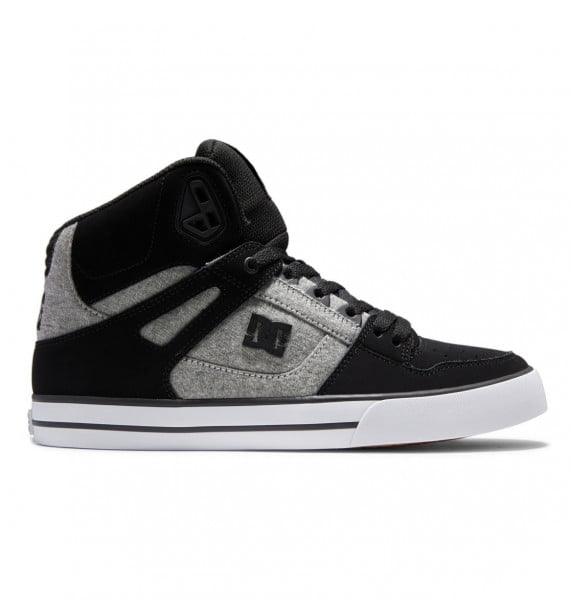 фото Высокие кожаные кеды pure high-top dc shoes