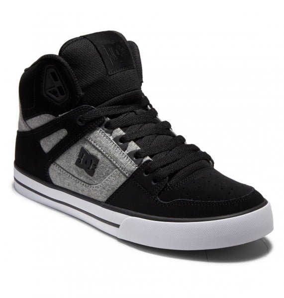 фото Высокие кожаные кеды pure high-top dc shoes