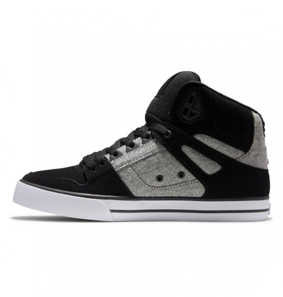 фото Высокие кожаные кеды pure high-top dc shoes