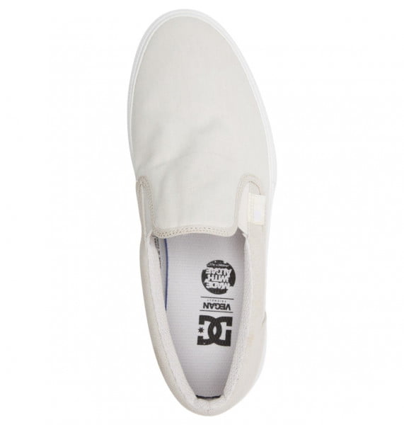 Слипоны Manual DC Shoes ADYS300676, размер 10.5D, цвет off white - фото 4