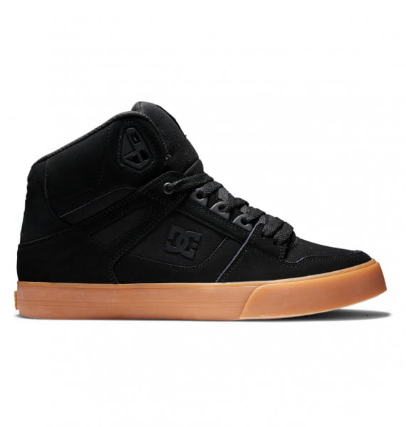 фото Высокие кожаные кеды pure high-top dc shoes