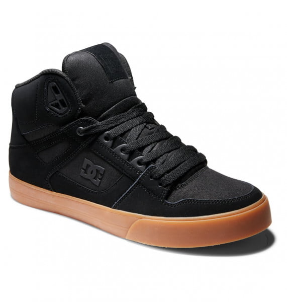 фото Высокие кожаные кеды pure high-top dc shoes