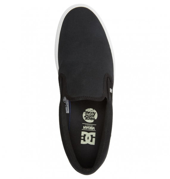 Слипоны Manual DC Shoes ADYS300676, размер 9.5D, цвет черный - фото 4