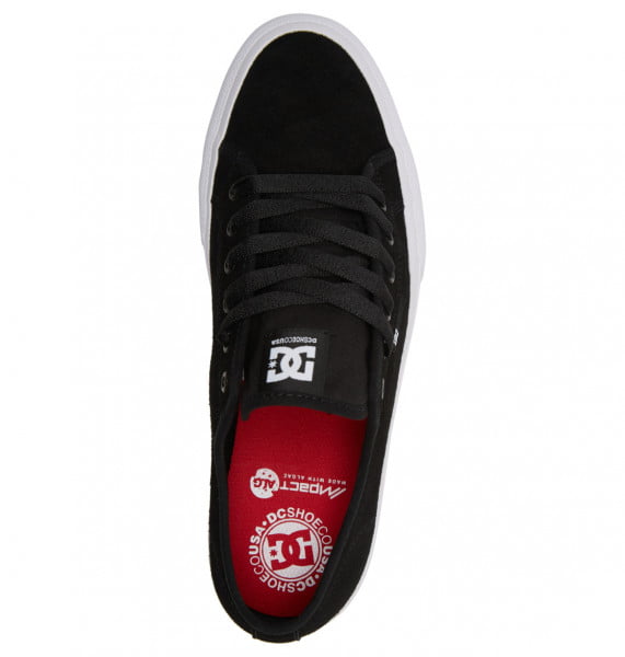 фото Скейтовые кожаные кеды manual s dc shoes