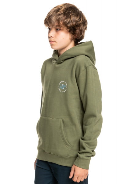 Детское худи Return To The Sea QUIKSILVER EQBFT03724, размер M/12, цвет four leaf clover - фото 2