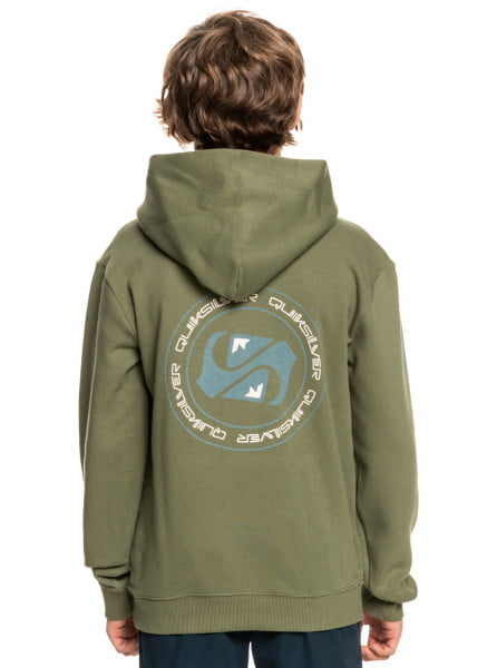 Детское худи Return To The Sea QUIKSILVER EQBFT03724, размер M/12, цвет four leaf clover - фото 4