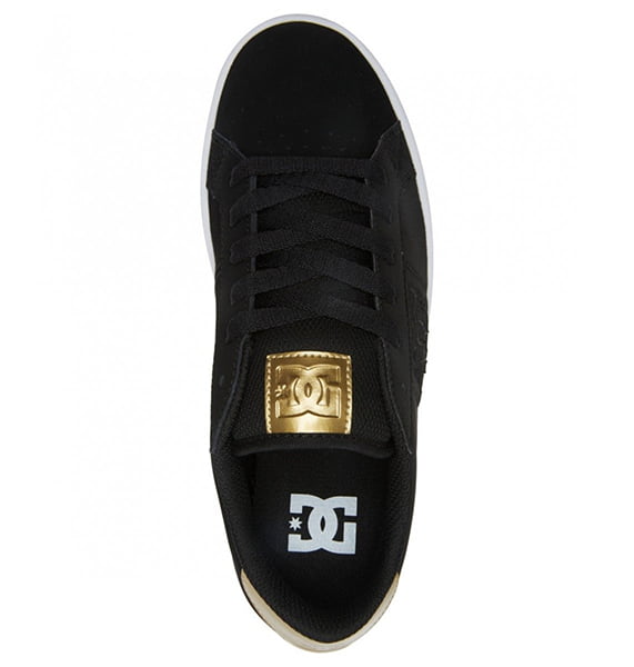 Кеды кроссовки Striker DC Shoes ADJS100138, размер 10.5B, цвет black/gold - фото 4