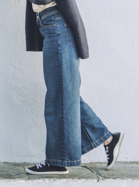 фото Широкие джинсы perfect break roxy