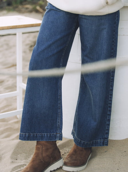 фото Широкие джинсы perfect break roxy