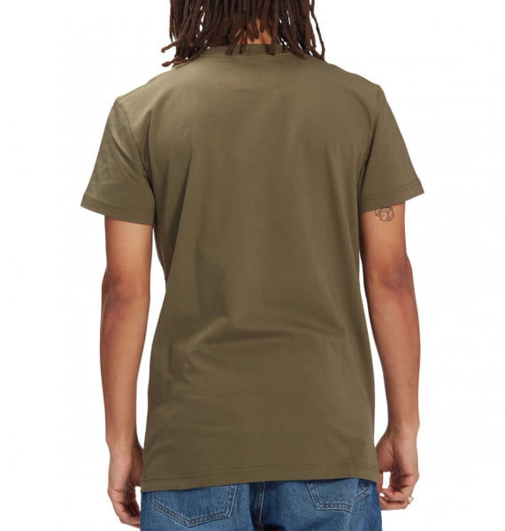 Мужская футболка Filled Out DC Shoes EDYZT04228, размер L, цвет ivy green - фото 5