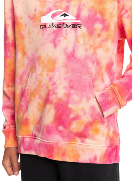 фото Детское худи slow dive tie-dye quiksilver