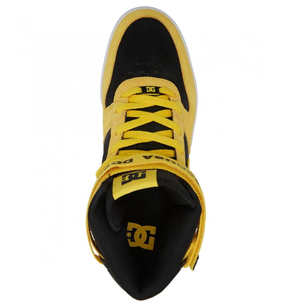 фото Мужские высокие кожаные кеды dc shoes pensford hi