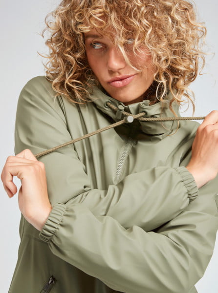 Куртка No Rain No Flow Roxy ERJJK03517, размер L, цвет deep lichen green -