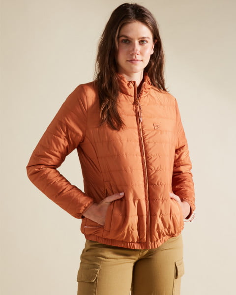 Женская куртка на молнии Transport Lite Billabong C3JK11-BIP2, размер L/12, цвет toffee