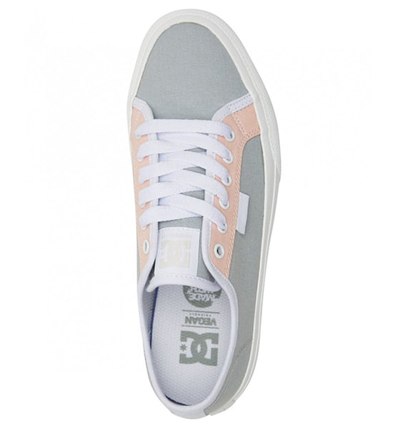 Скейтовые кеды Manual DC Shoes ADJS300273, размер 5.5B, цвет grey/pink - фото 4