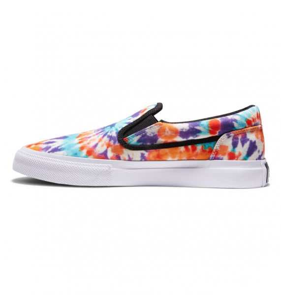 Слипоны Manual DC Shoes ADYS300676, размер 10.5D, цвет primary tie dye - фото 3