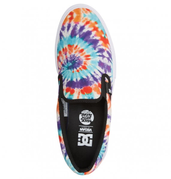 Слипоны Manual DC Shoes ADYS300676, размер 10.5D, цвет primary tie dye - фото 4