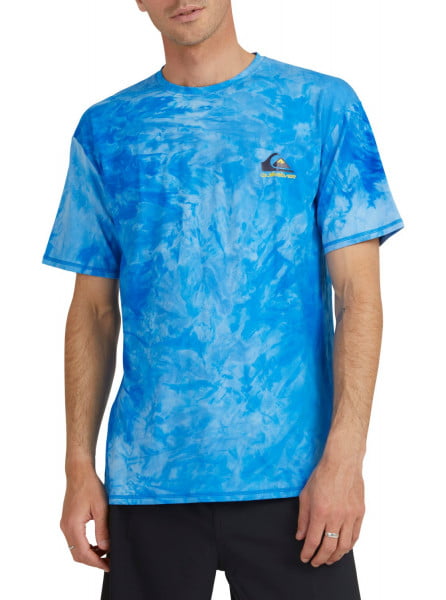 фото Мужская гидрофутболка tie dye upf 50 quiksilver