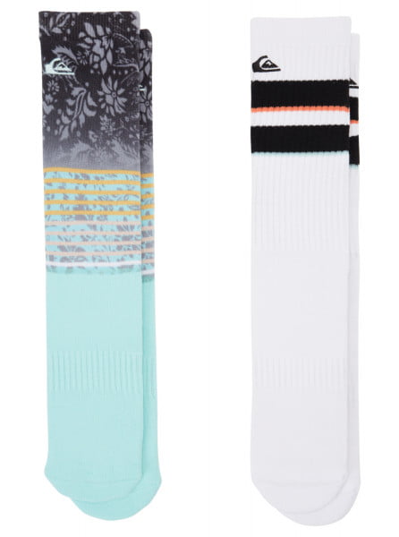 НОСКИ 2 ПАРЫ В УП QUIK 2PK CREW F M SOCK MUL1 QUIKSILVER AQYAA03297, размер 1SZ - фото 4