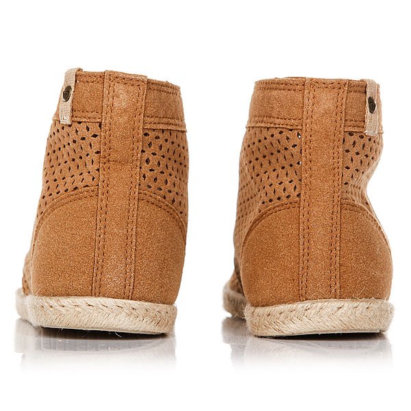 фото Кеды кроссовки высокие женские roxy flamenco mid ii tan