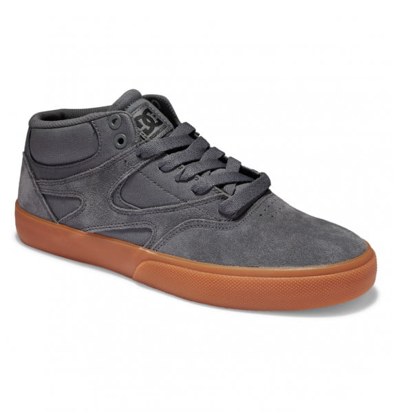 фото Кожаные кеды кроссовки kalis vulc mid dc shoes