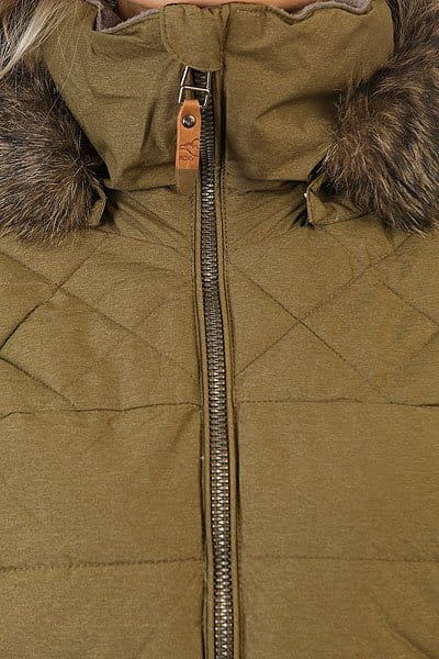 фото Сноубордическая куртка roxy quinn military olive