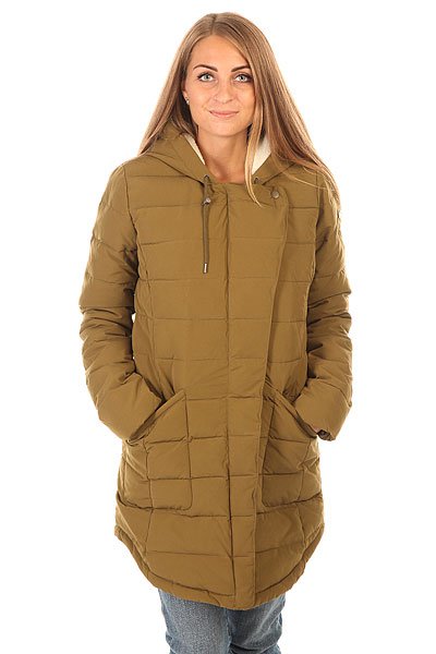 фото Куртка зимняя женская roxy indi j jckt military olive