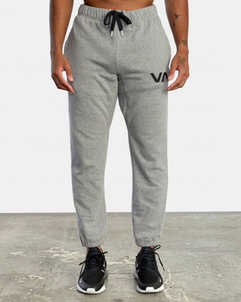 БРЮКИ SWIFT SWEAT  OTLR HGR RVCA VJ301SWT, размер L, цвет heather grey - фото 2