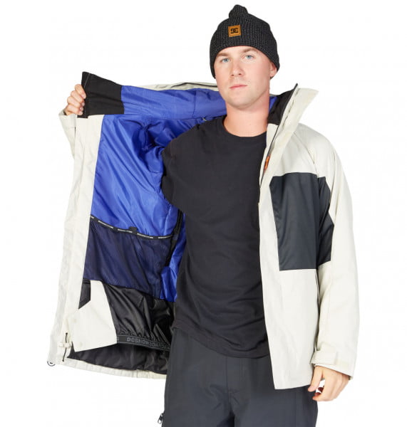Утепленная мужская сноубордическая куртка Defy 10K Insulated DC Shoes ADYTJ03046, размер L, цвет sgb0 - фото 2