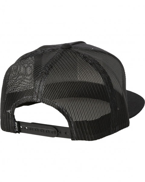 фото Кепка-бейсболка atw print trkr hats blk rvca