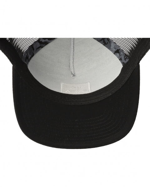 фото Кепка-бейсболка atw print trkr hats blk rvca