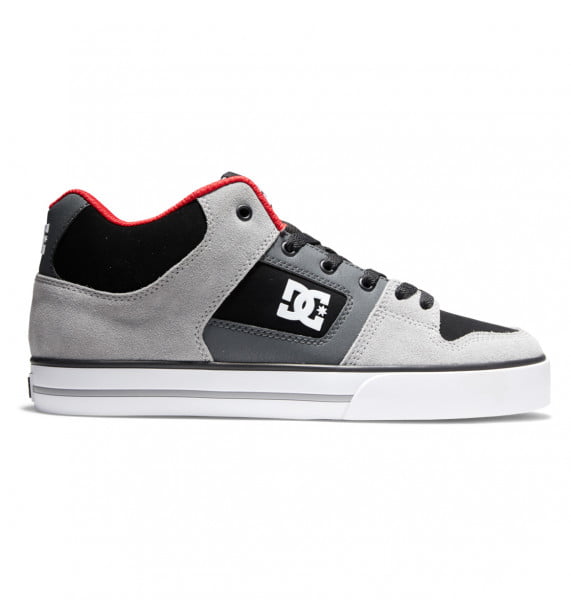 Кеды PURE MID  SHOE BYR DC Shoes ADYS400082, размер 10.5D, цвет black/grey/red