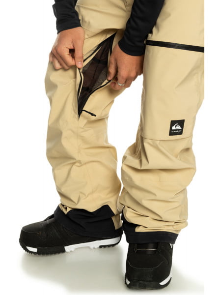 Сноубордические штаны QUIKSILVER Altostratus Street GORE-TEX® QUIKSILVER EQYTP03166, размер L, цвет pale khaki - фото 4
