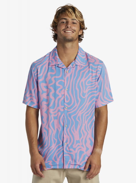 фото Мужская рубашка с коротким рукавом pool party casual quiksilver